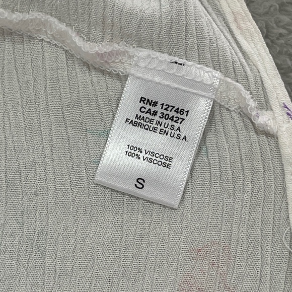 Wildfox Couture Short Sleeve Wrap Top Size Small - Picture 5 of 9